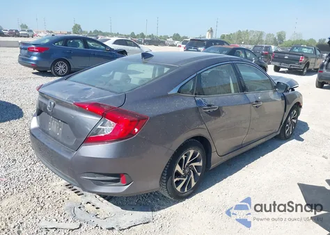 2018 Honda Civic Ex from USA, damaged, VIN 19XFC2F76JE027553
